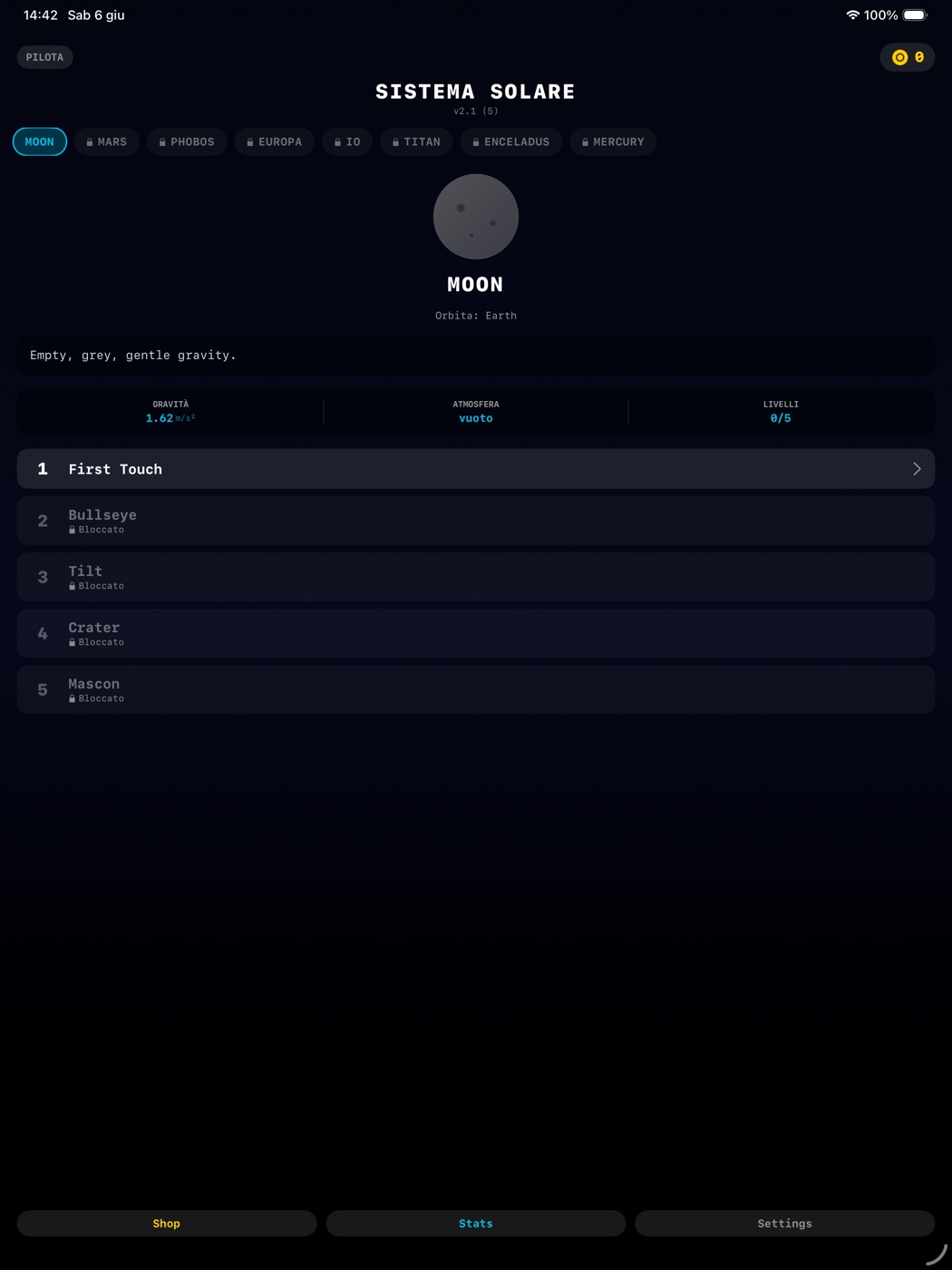 Moon Soft Lander su iPad