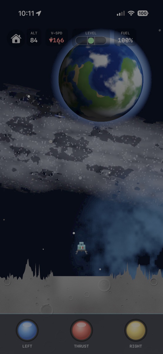 Moon Soft Lander 3D su iPhone